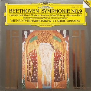 Beethoven* / Wiener Philharmoniker / Claudio Abbado / Gabriela Beňačková / Marjana Lipovšek / Gösta Winbergh / Hermann Prey / Konzertvereinigung Wiener Staatsopernchor* : Symphonie No. 9 (LP)