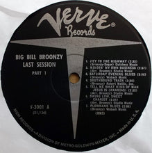 Load image into Gallery viewer, Big Bill Broonzy : Last Session Part 1 (LP, Mono)
