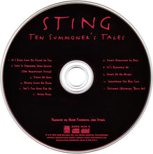 Load image into Gallery viewer, Sting : Ten Summoner's Tales (CD, Album)
