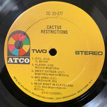 Charger l'image dans la galerie, Cactus (3) : Restrictions (LP, Album, PRC)
