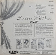 Laden Sie das Bild in den Galerie-Viewer, Barbara McNair : Front Row Center (LP, Album, Mono)
