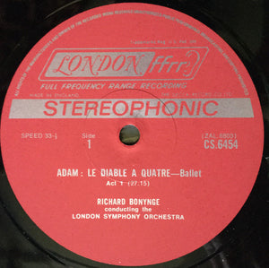 D'Adam* ,  London Symphony Orchestra Conducted By Richard Bonynge : Le Diable A Quatre (LP, Album + Box)