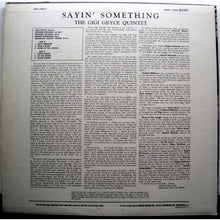 Laden Sie das Bild in den Galerie-Viewer, Gigi Gryce Quintet : Saying Somethin'! (LP, Album, Mono, Wid)
