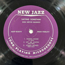 Laden Sie das Bild in den Galerie-Viewer, Gigi Gryce Quintet : Saying Somethin'! (LP, Album, Mono, Wid)
