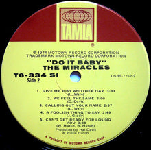 Load image into Gallery viewer, The Miracles : Do It Baby (LP, Album)
