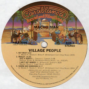 Village People : Macho Man (LP, Album, Pit)