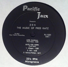 Charger l'image dans la galerie, Fred Katz With Paul Horn And The Chico Hamilton Quintet : Zen: The Music Of Fred Katz (LP, Album)
