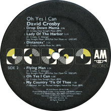 Laden Sie das Bild in den Galerie-Viewer, David Crosby : Oh Yes I Can (LP, Album)
