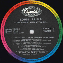 Load image into Gallery viewer, Louis Prima, Keely Smith* With Sam Butera And The Witnesses : The Wildest Show At Tahoe (LP, Album, Mono, RE)
