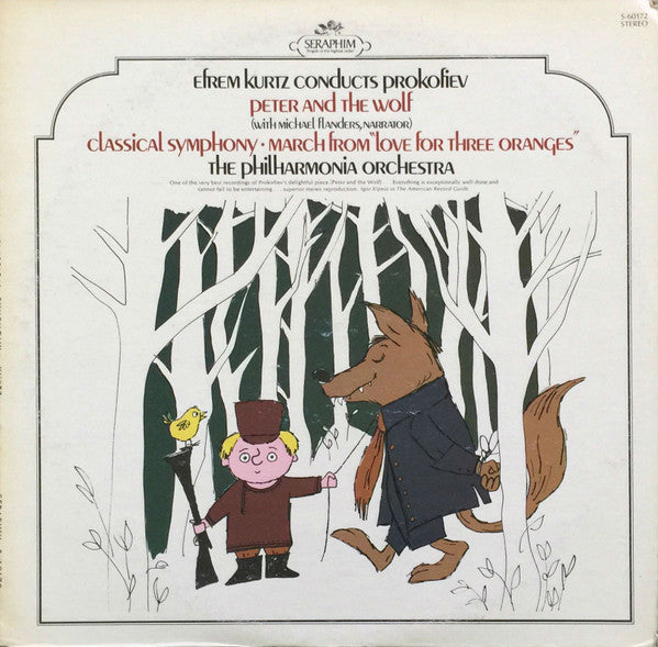 Prokofiev*, Efrem Kurtz Conducting The Philharmonia Orchestra : Peter And The Wolf / Classical Symphony / March From 