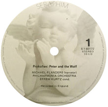 Load image into Gallery viewer, Prokofiev*, Efrem Kurtz Conducting The Philharmonia Orchestra : Peter And The Wolf / Classical Symphony / March From &quot;Love For Three Oranges&quot; (LP)
