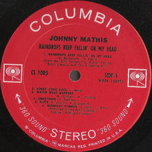 Charger l&#39;image dans la galerie, Johnny Mathis : Raindrops Keep Fallin&#39; On My Head (LP, Album, Ter)
