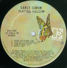 Load image into Gallery viewer, Carly Simon : Playing Possum (LP, Album, SP )
