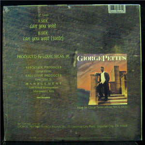 Giorge Pettus : Can You Wait (12", Single, Pin)