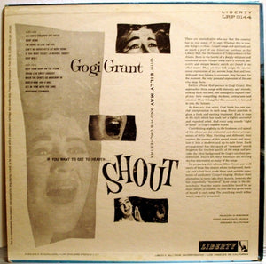 Gogi Grant With The Billy May Orchestra* And Chorus* : If You Want To Get To Heaven... Shout! (LP, Album, Mono)