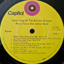 Load image into Gallery viewer, Merle Travis, Johnny Bond : Great Songs Of The Delmore Brothers (LP)
