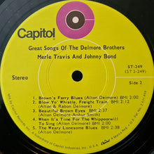Load image into Gallery viewer, Merle Travis, Johnny Bond : Great Songs Of The Delmore Brothers (LP)
