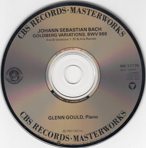 Bach* - Glenn Gould : The Goldberg Variations (CD, Album, RP)