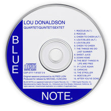Load image into Gallery viewer, Lou Donaldson : Quartet / Quintet / Sextet (CD, Album, RE, RP)
