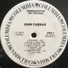 Charger l'image dans la galerie, John Farrar : John Farrar (LP, Album, Promo)
