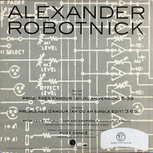 Load image into Gallery viewer, Alexander Robotnick : Problèmes D'Amour (12", Promo)

