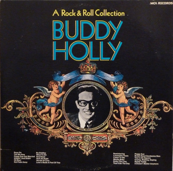 Buddy Holly : A Rock & Roll Collection (2xLP, Comp, RE, RP, Glo)