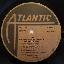 Load image into Gallery viewer, AC/DC : For Those About To Rock (We Salute You) (LP, Album, Emb)
