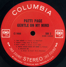 Laden Sie das Bild in den Galerie-Viewer, Patti Page : Gentle On My Mind (LP, Album)
