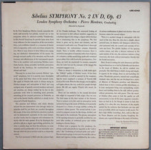 Laden Sie das Bild in den Galerie-Viewer, Sibelius* - Monteux*, London Symphony Orchestra : Symphony No. 2 (LP, Ind)
