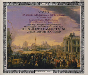 Vivaldi*, The Academy Of Ancient Music, Christopher Hogwood : Il Cimento Dell' Armonia E Dell' Inventione (12 Concertos, Op. 8) (2xCD, Album)