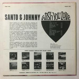 Santo & Johnny : Wish You Love (LP)