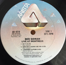 Laden Sie das Bild in den Galerie-Viewer, Ben Sidran : Live At Montreux (LP, Album, Ter)
