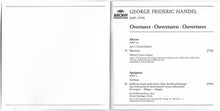 Charger l&#39;image dans la galerie, Handel* / The English Concert, Trevor Pinnock : Overtures (Agrippina • Alceste • Il Pastor Fido • Samson • Saul • Teseo) (CD, Album)
