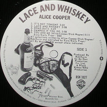 Laden Sie das Bild in den Galerie-Viewer, Alice Cooper (2) : Lace And Whiskey (LP, Album, San)
