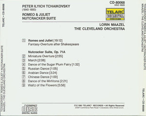 Tchaikovsky*, Lorin Maazel, The Cleveland Orchestra : Tchaikovsky: Romeo & Juliet / Nutcracker Suite (CD, Album)