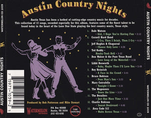 Various : Austin Country Nights (CD, Album, Comp)