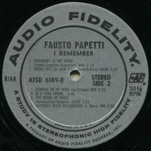 Load image into Gallery viewer, Fausto Papetti : I Remember (LP, Album, Comp)
