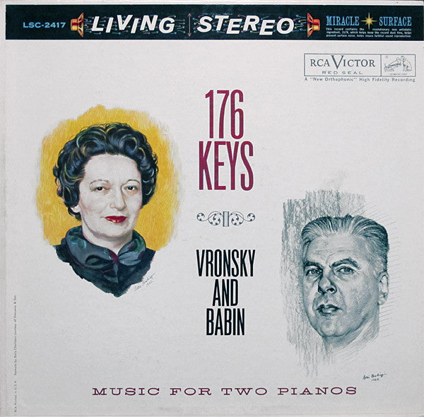 Vronsky And Babin : 176 Keys - Music For Two Pianos (LP)