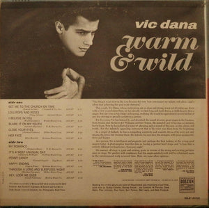 Vic Dana : Warm & Wild (LP, Album, Mono)