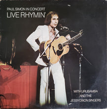 Load image into Gallery viewer, Paul Simon With Urubamba And The Jessy Dixon Singers : Paul Simon In Concert Live Rhymin' (LP, Album, Ter)
