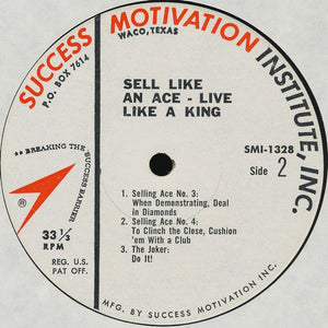 John Wolfe (2) : Sell Like An Ace...Live Like A King (LP, Album)