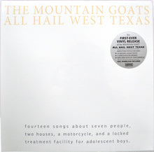 Load image into Gallery viewer, The Mountain Goats : All Hail West Texas (LP, Album, RE, RM)
