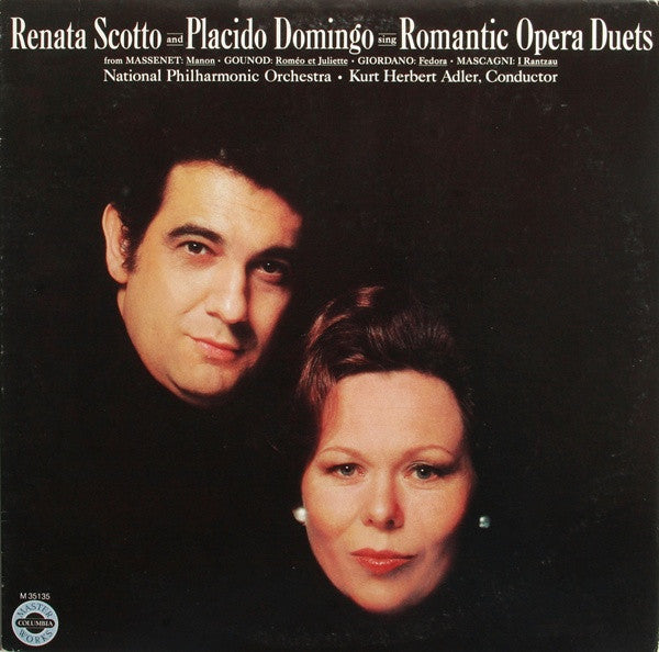 Renata Scotto And Placido Domingo With National Philharmonic Orchestra, Kurt Herbert Adler : Sing Romantic Opera Duets (LP)