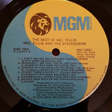Load image into Gallery viewer, Mel Tillis And The Statesiders (2) : The Best Of Mel Tillis And The Statesiders (LP, Comp, Club)
