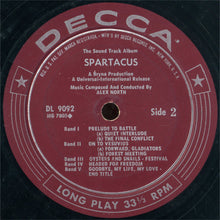 Charger l'image dans la galerie, Alex North : Spartacus (The Sound Track Album) (LP, Album, Mono, Gat)
