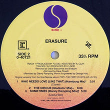 Load image into Gallery viewer, Erasure : Who Needs Love (Like That) (12", Maxi)
