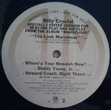 Laden Sie das Bild in den Galerie-Viewer, Billy Crystal : Mahvelous! (LP, Promo, Smplr)
