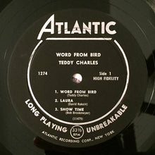 Charger l'image dans la galerie, Teddy Charles : Word From Bird (LP, Album)
