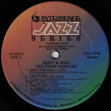 Laden Sie das Bild in den Galerie-Viewer, Coleman Hawkins : Body And Soul (LP, Album, Mono)
