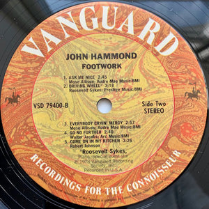 John Hammond* : Footwork (LP, Album)